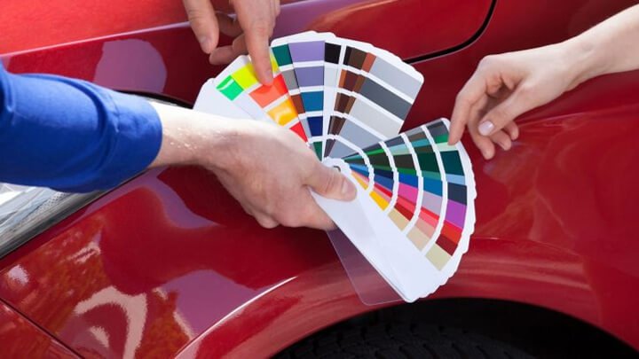 كود لون السيارة